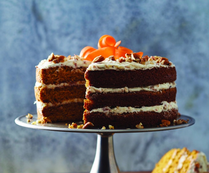 Classic Carrot Cake with Cream Cheese frosting. Get the recipe on the site