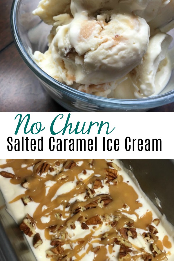 Easy to make no churn salted caramel ice cream recipe | churn free | Dessert | Caramel sauce from scratch | Vanilla | 
