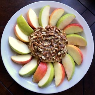 Caramel Cream Cheese Apple Dip