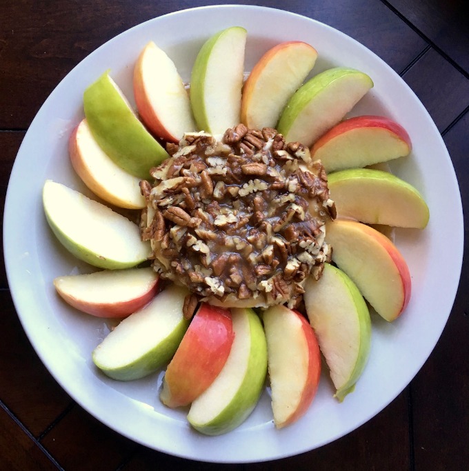 Caramel Cream Cheese Apple Dip