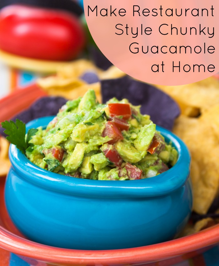 Homemade Chunky Guacamole Recipe