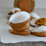 Soft pumpkin spice cookies with cream cheese icing recipe