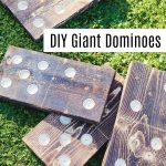 How to make giant yard dominoes