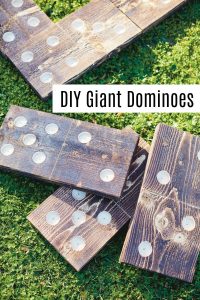 How to make giant yard dominoes
