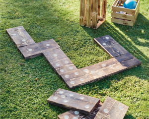 How to Make DIY Giant Outdoor Yard Dominoes