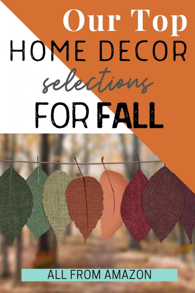 Our favorite home decor items for fall and autumn that are available from Amazon