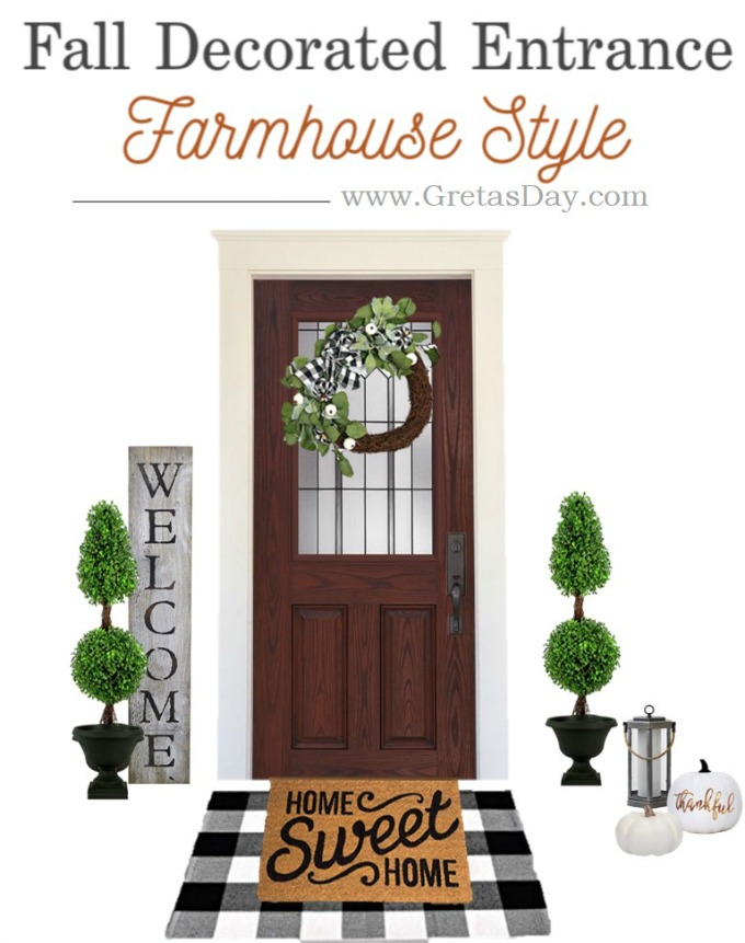 Heavy Duty Coir Black Bear Buffalo Plaid Welcome Entry Porch Door