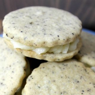 Coffee Sugar Cookie with Browned Buttercream Filling