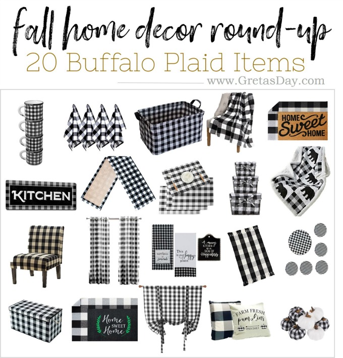 Buffalo Plaid Style - Great Home Decor Finds