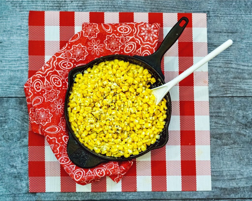 Delicious Cast Iron Skillet Creamed Corn Recipe from Scratch