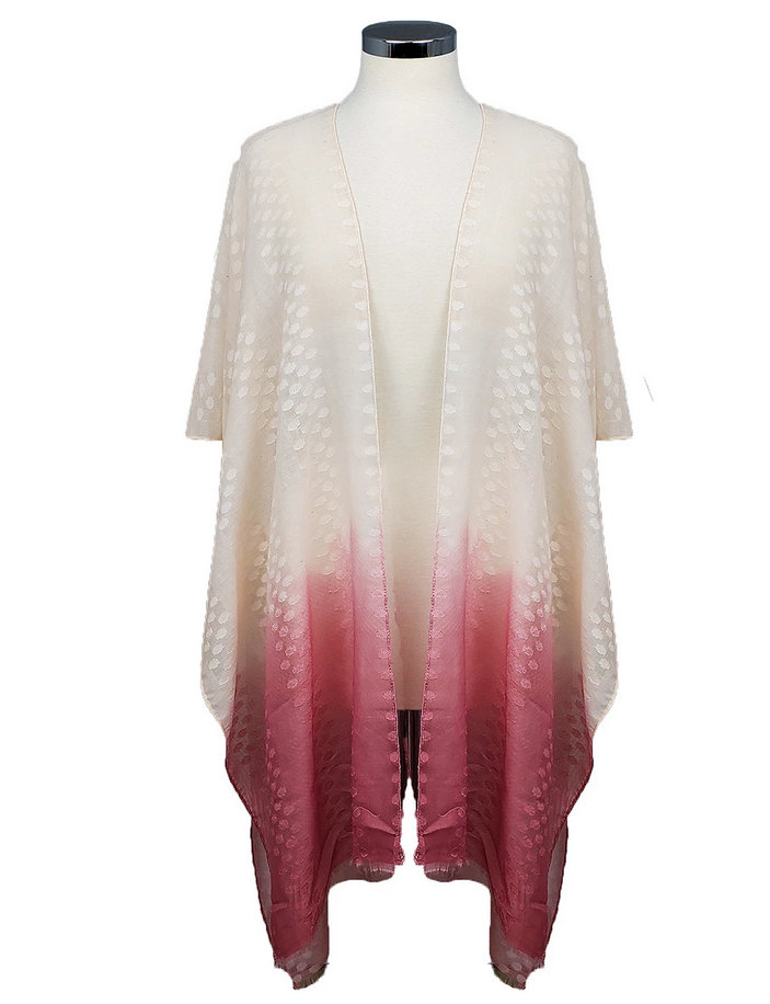 Marcus Adler Dip Dye Ruana Kimono coverup