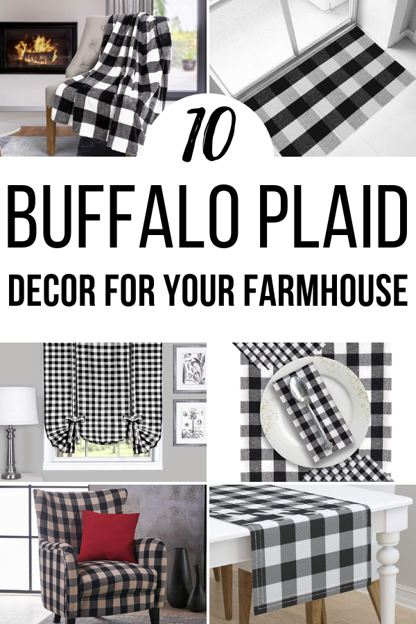 Fabulous Buffalo Plaid Home Decor Finds for Fall