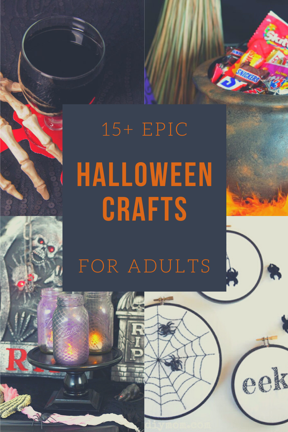 20 Amazing Halloween crafts that are perfect for adults or older kids.