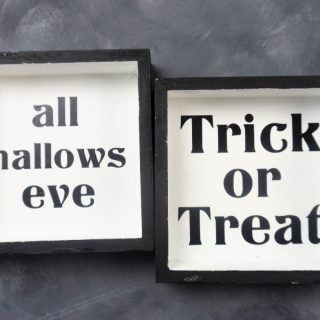 Halloween Shadow Box tutorial for Cricut