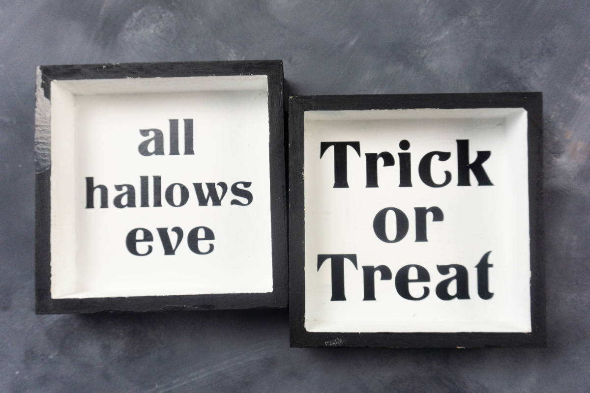 Halloween Shadow Box tutorial for Cricut