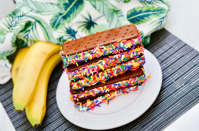 How to make fancy decorated ice cream sandwiches