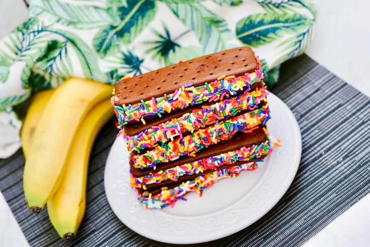 How to make fancy decorated ice cream sandwiches