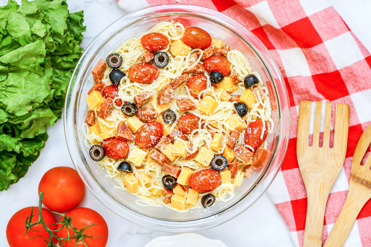 Classic Spaghetti Pasta Salad Recipe