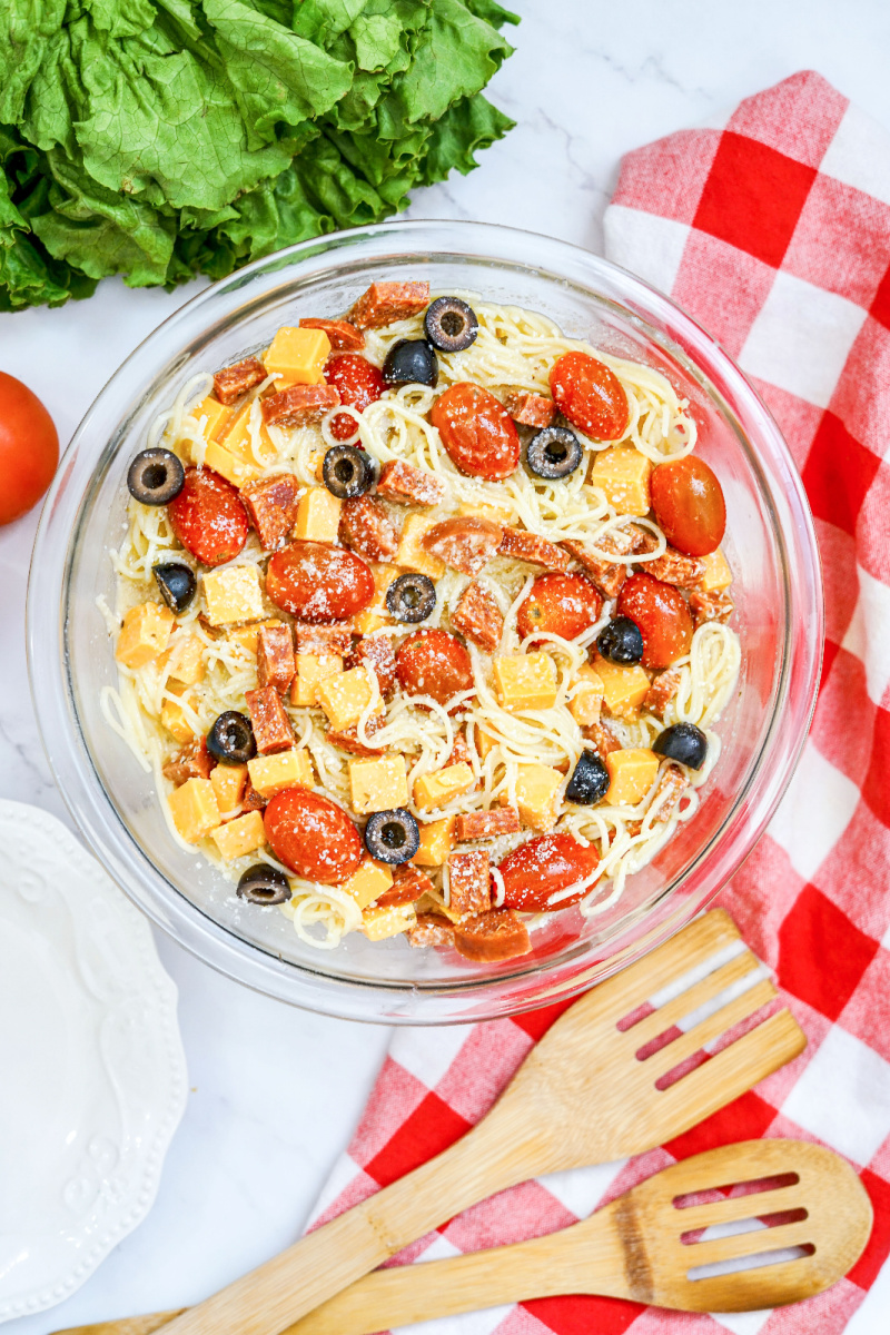 How to make a classic Spaghetti pasta salad