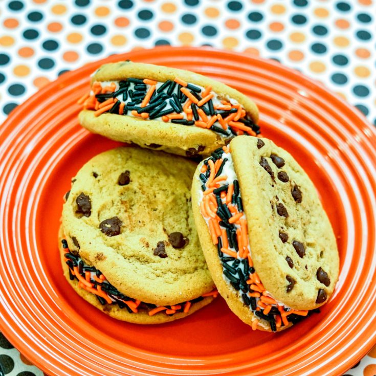 Halloween Cookie Sandwiches