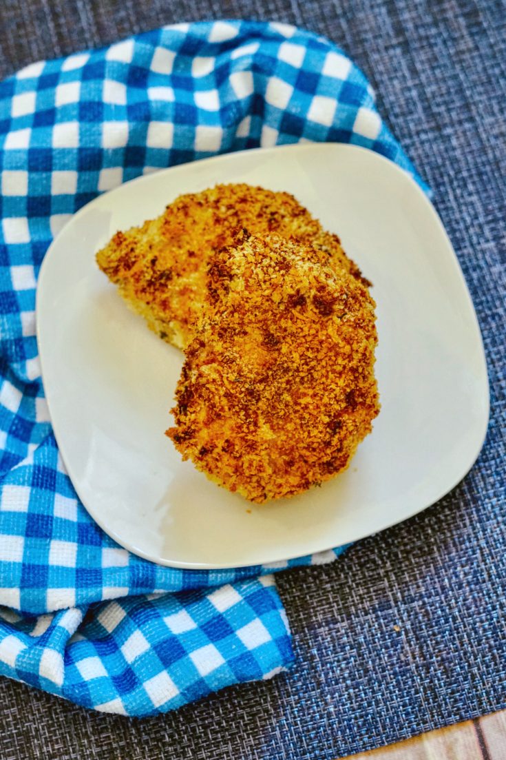 30 minute Air fryer garlic herb pork chops recipe