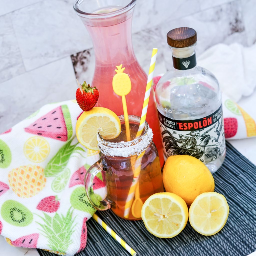 Strawberry Lemonade Margarita Cocktail Recipe