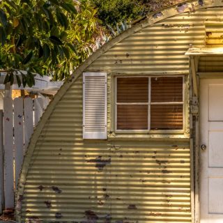 Rustic quonset hut