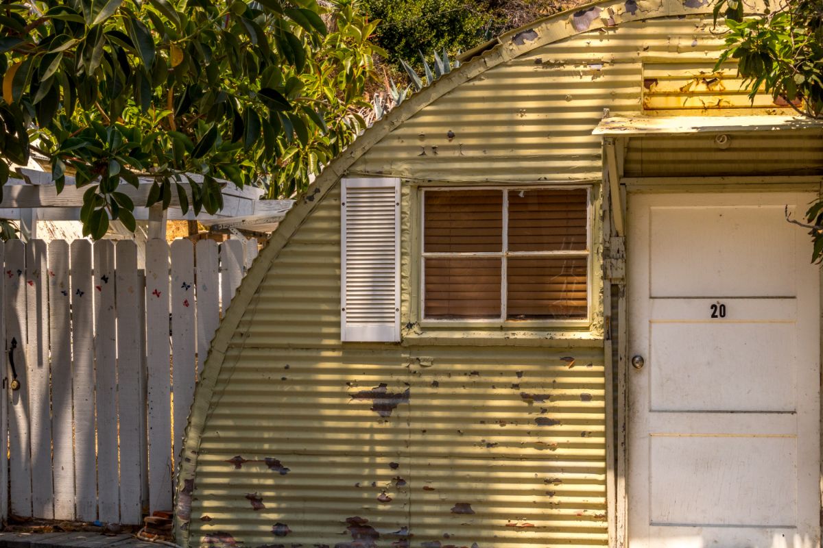 Rustic quonset hut