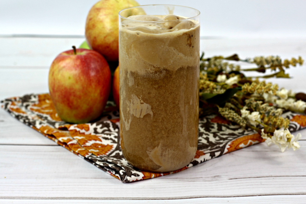 Caramel apple cider float recipe