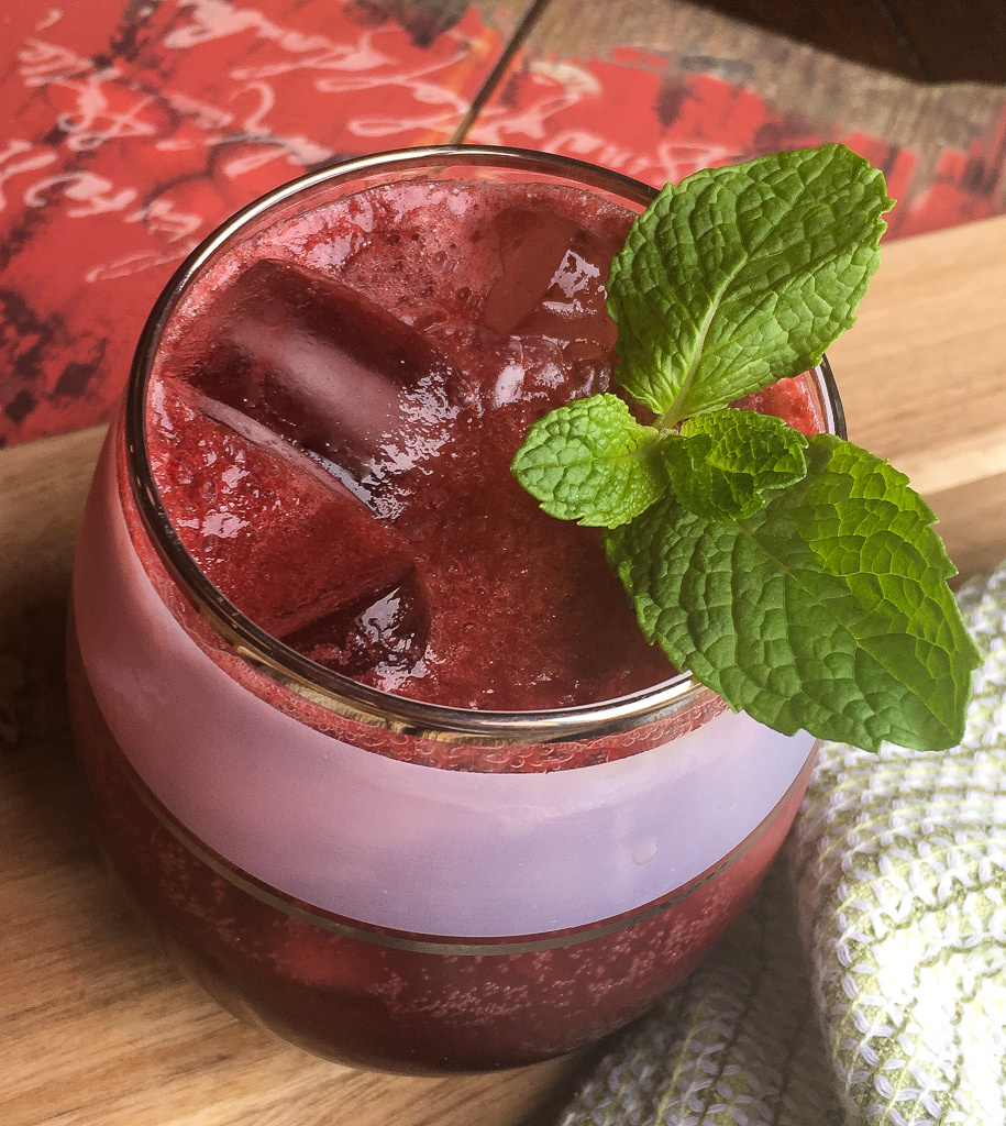 Dark Cherry Fizz Cocktail recipe