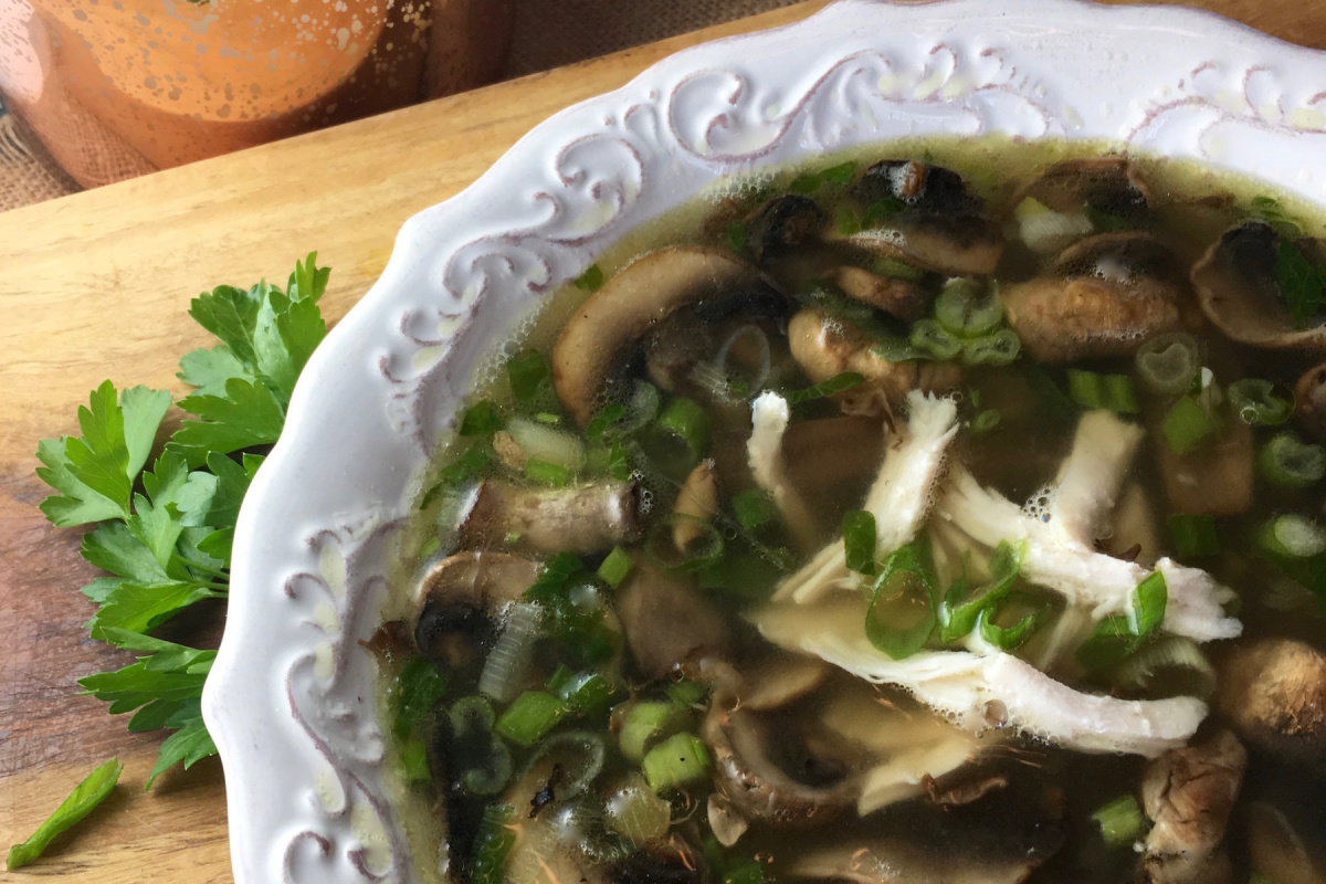 30 minute chicken marsala soup