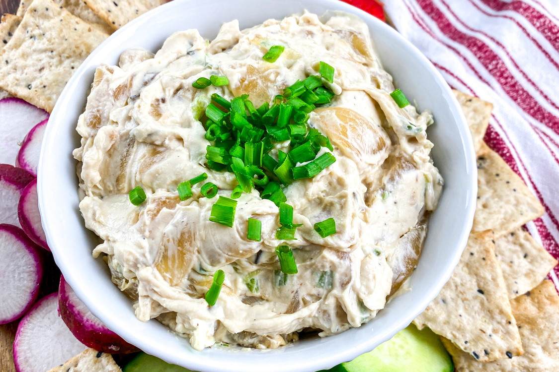 Caramelized onion dip