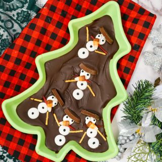 chocolate snowman bark