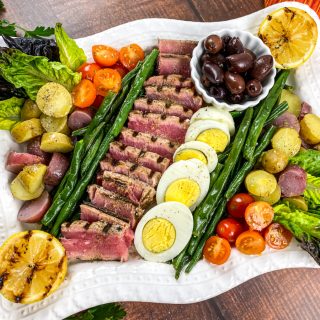 Nicoise Salad made with Ahi Tuna