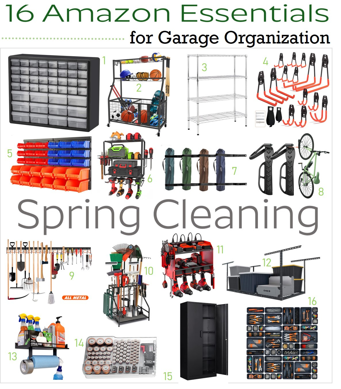 Garage Organization Essentials from Amazon