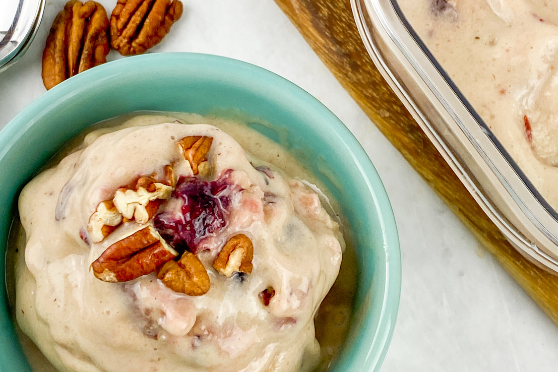 Cherry Pecan nice cream