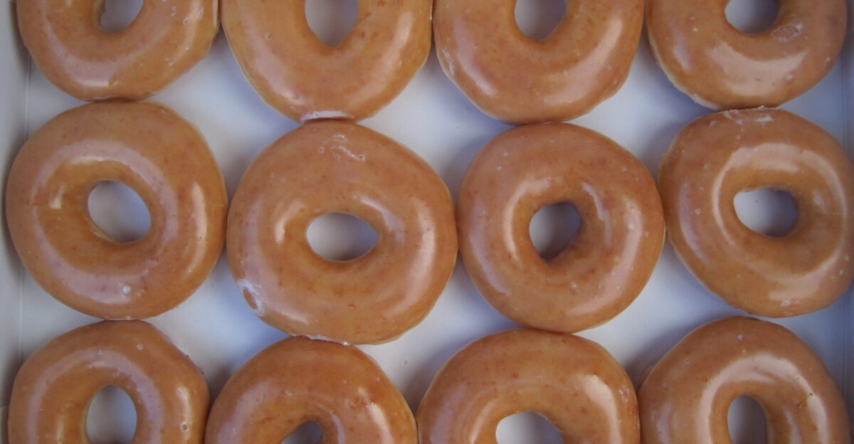 Krispy Kreme glazed donuts