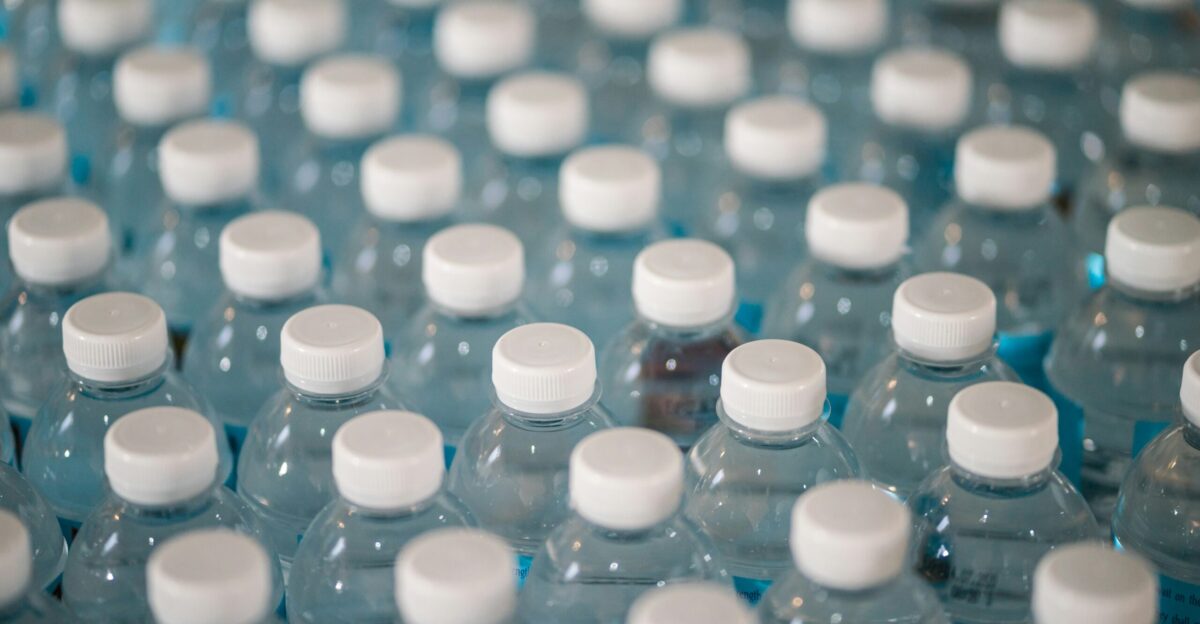 white plastic bottle lot