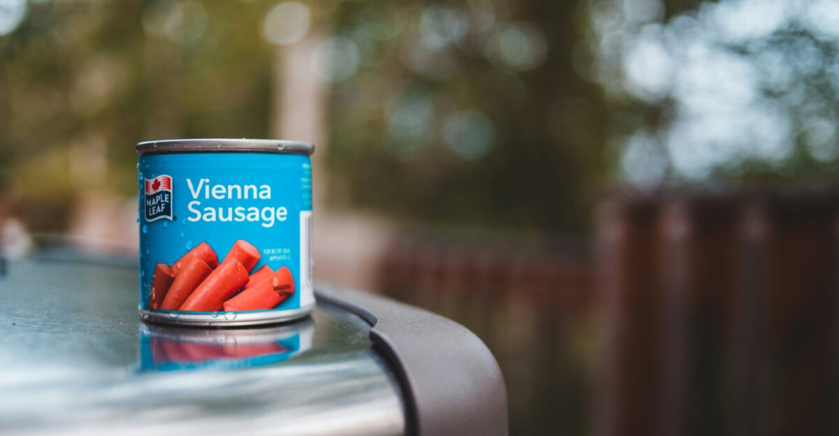 Vienna Sausage can