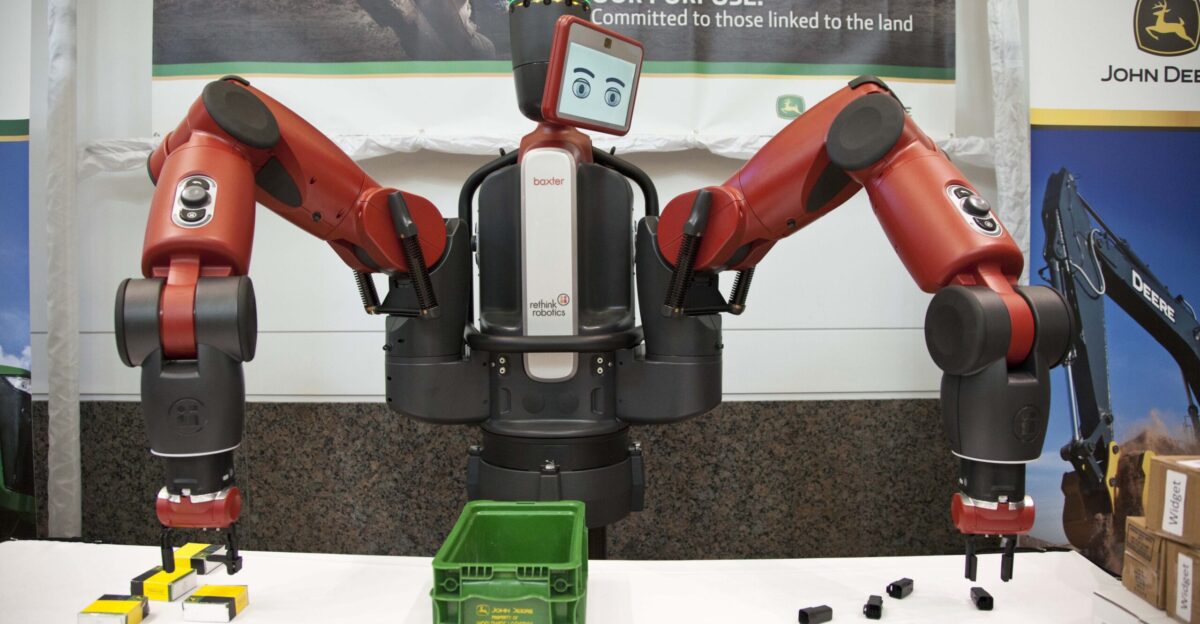 Meet Baxter an interactive teachable robot designed to be used in the next generation of manufacturing Baxter can be used to complete simple tasks like packing boxes order fulfillment or testing and sorting