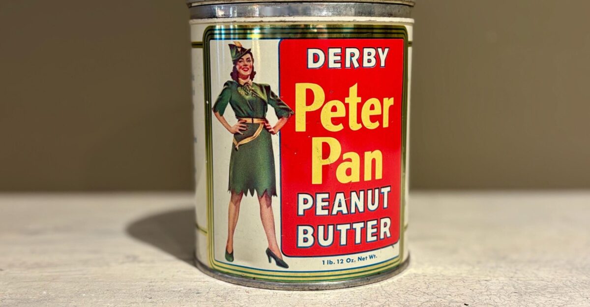 Vintage Derby Peter Pan Peanut Butter Tin by Etsy