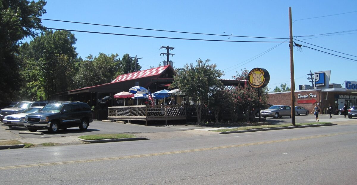 Central BBQ on Central Avenue in the Cooper-Young neighborhood of Memphis Tennessee