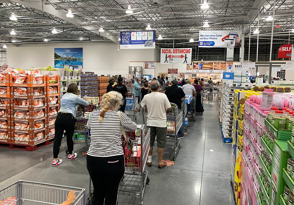Panic buying 2 0 Shoppers hoard essentials as states impose stricter COVID lockdowns Daily Mail Online by Daily Mail