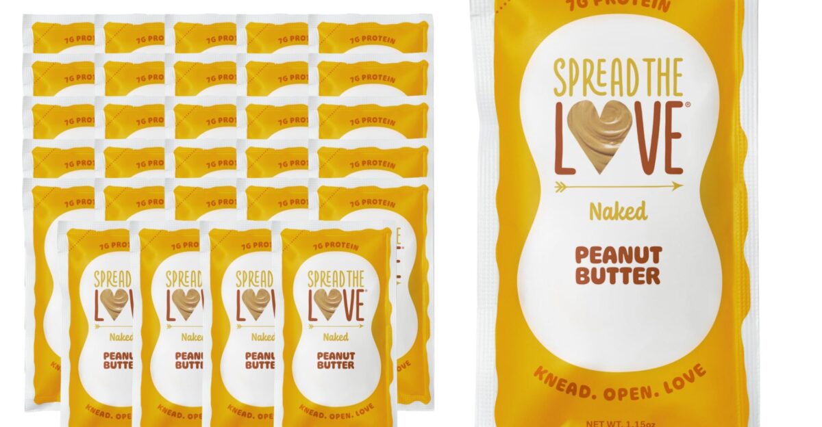 Spread The Love Single-Ingredient Peanut Butter Squeeze Packs 1 15 Ounce 30 Pack by Amazon