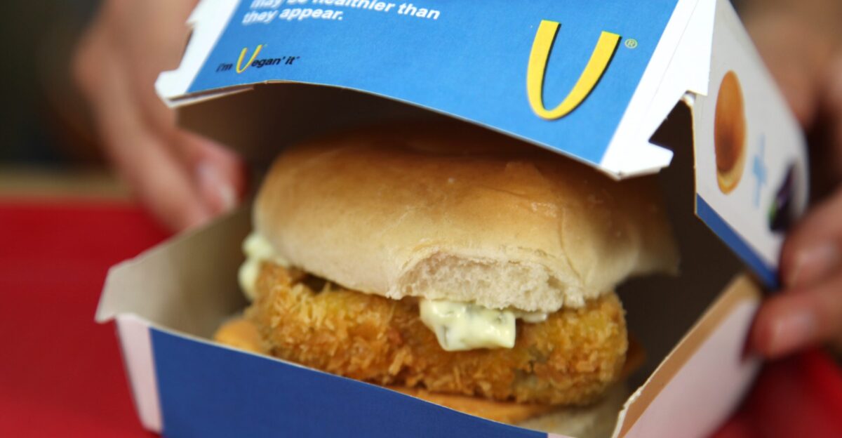 Turning McDonald s Filet-O-Fish Burger Vegan - The Edgy Veg