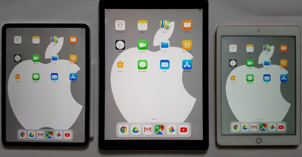 iPad Pro 11 silver iPad Pro 12 9 space gray iPad 9 7 gold