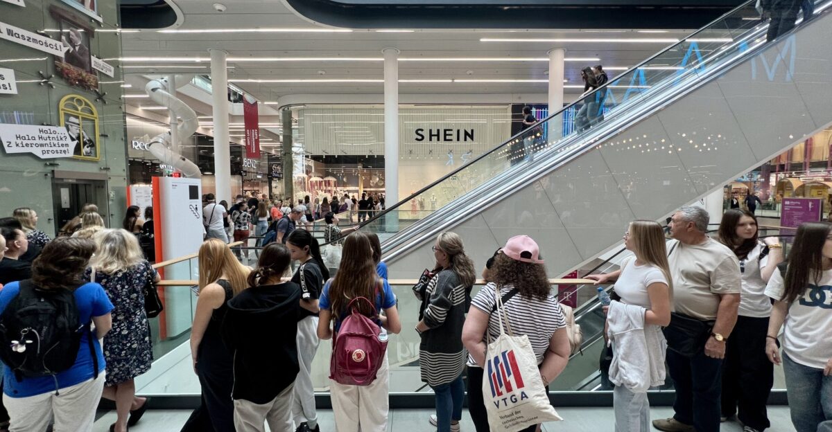 First Shein in Warsaw Poland