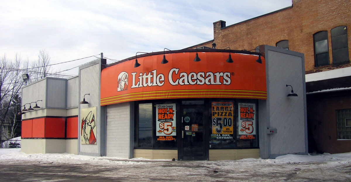 A Little Caesars establishment in downtown Marquette Michigan