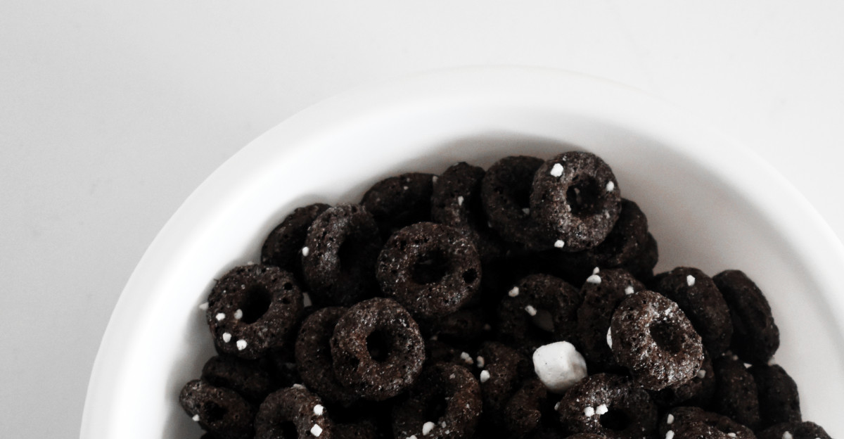A bowl of Oreo O s cereal without milk