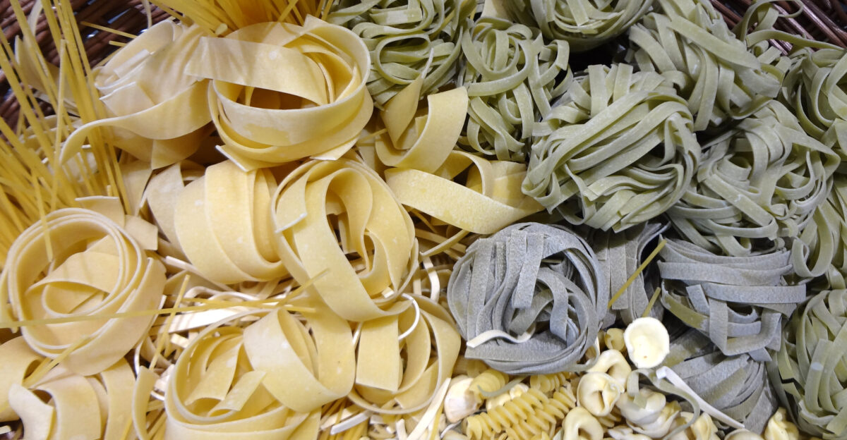 A variety of pastas including fresh and dry pasta Photography by David Adam Kess